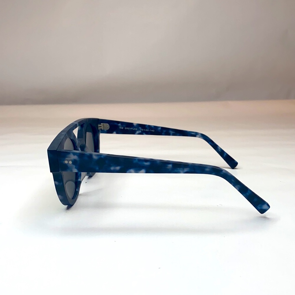 KOMONO Dreyfuss Sunglasses New Matte Indigo Demi - Picture 8 of 15